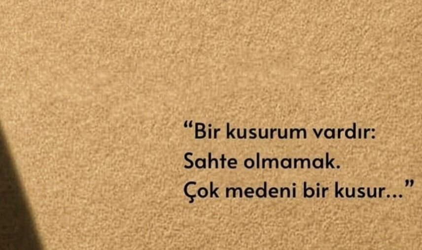 Sabahattin Ali’nin de dediği gibi: 

“Sessiz sedasız bir köşeye çekilip yaşamak lazım…”