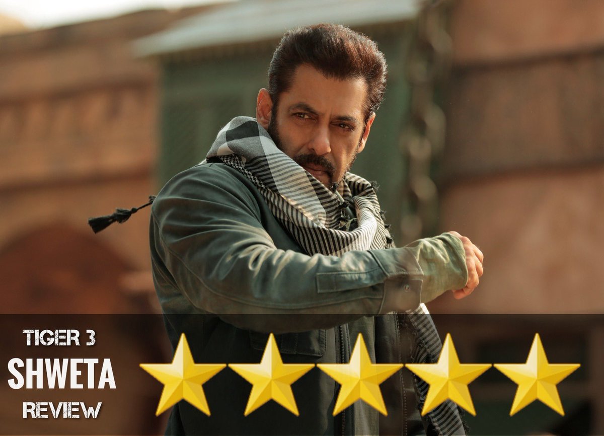 #Tiger3Review: INDIAN CINEMA’S PRIDE 
#Tiger3 is a cinematic ride of crazy actions, emotions, & chemistry. U’ll find ‘em all in perfect proportion. #SalmanKhan -Just Perfection 🙌 #ManeeshSharma has surprised with his best direction! Storyline is the king & keeps u hooked till…