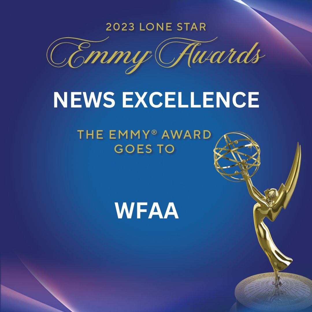 NEWS EXCELLENCE the Lone Star Emmy goes to “WFAA” @wfaa #LoneStarEmmy