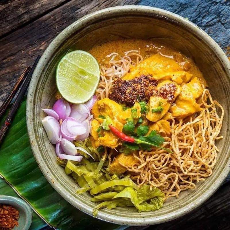 Khao Soi ... Yummy Nothern Thai Food #khaosoi #Thailand #thaifood #thai #Food #Foodies #yummy #norththailand #chiangmai #Travel #travelfood