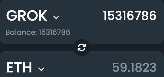 DimitriDotEth's tweet photo. Still holding a majority of my memecoin bags in $GROK which has been paying off well.

100M is next.

Feeling generous, like + rt to be considered for an airdrop. https://t.co/UKhCp9m0qF
