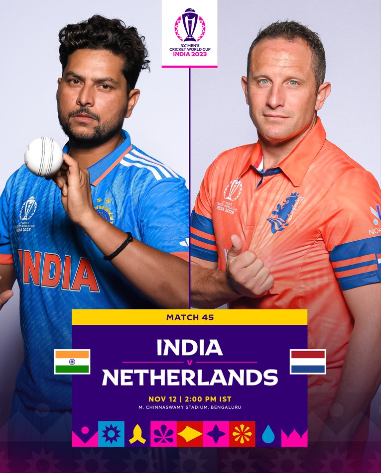 Image India Vs Netherlands Live World Cup 2023