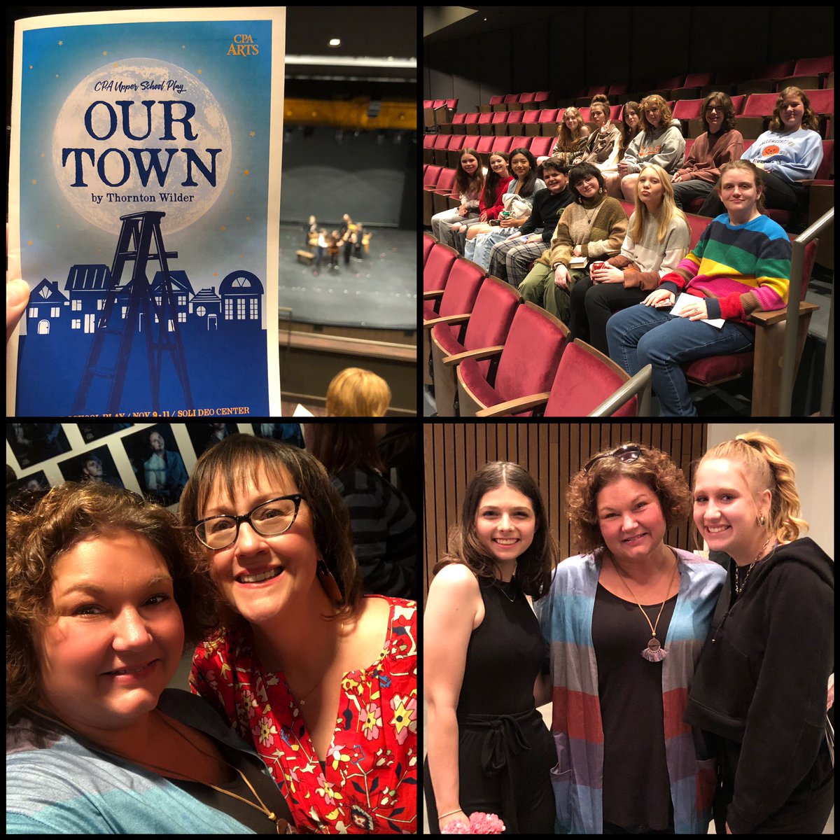Thank you, <a href="/cpalions/">cpalions</a> , for inviting us to your wonderful production of Our Town! We  laughed, we cried, we loved it! Seeing former <a href="/wcsGMS/">Tim Drinkwine</a> students working the show was a plus. Thanks KJT!  #GMSgenerals #23generals24 #GeneralsLead