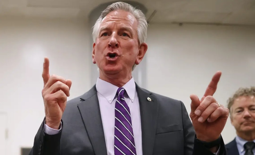 Tommy Tuberville, who never served in the military, is holding up military promotions for what? He says it's what the people of Alabama want. I highly doubt the people of Alabama don't support the military and want a less safe country. Tommy Tuberville can eat a bag of dicks.