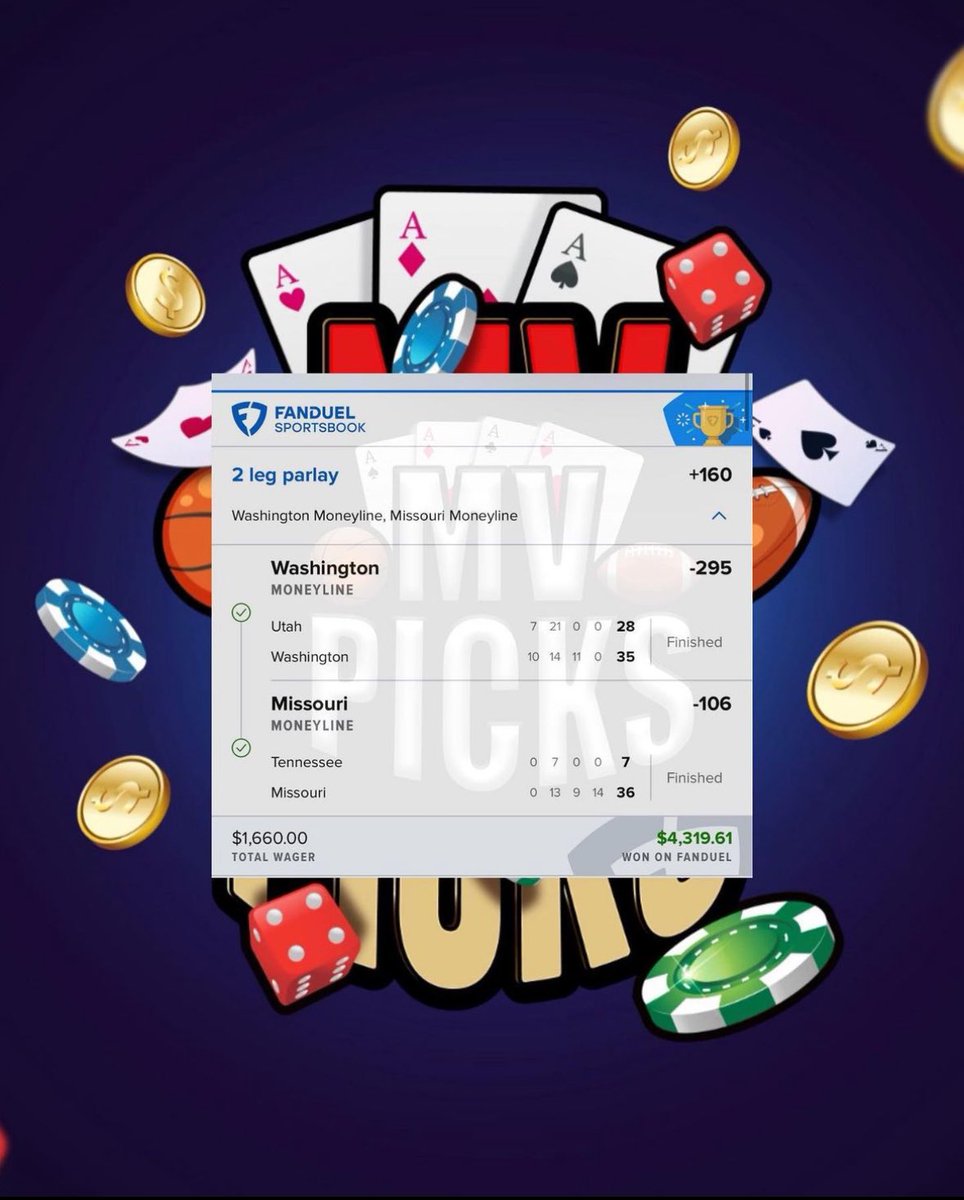 MVPICKS4's tweet photo. SUCCESSFUL SATURDAY🤑 , CASHED THESE 2 TICKETS SENT IN THE DISCORD.

5 LEG ON PRIZE PICKS 💰
2 LEG ON FANDUEL 🔒

JOIN THE FAMILY🤞🏾
https://t.co/s1XdDKX7V5 https://t.co/eIkJHx2sLL