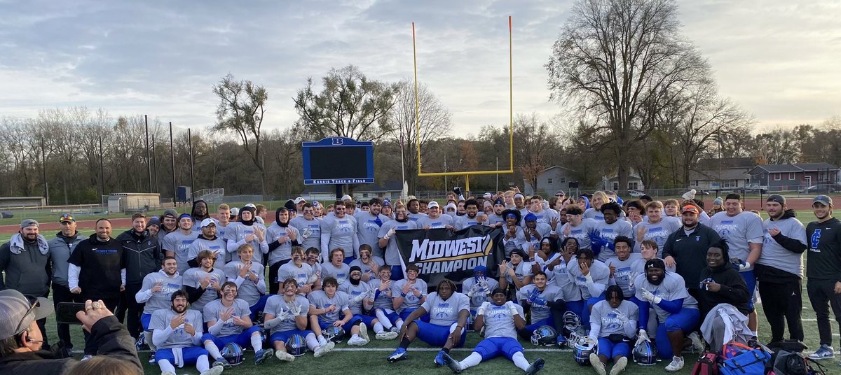 Incredibly blessed to be surrounded by the drive to be the ➕1️⃣. Congrats <a href="/IC_Football/">Illinois College Football</a> for achieving the goal.