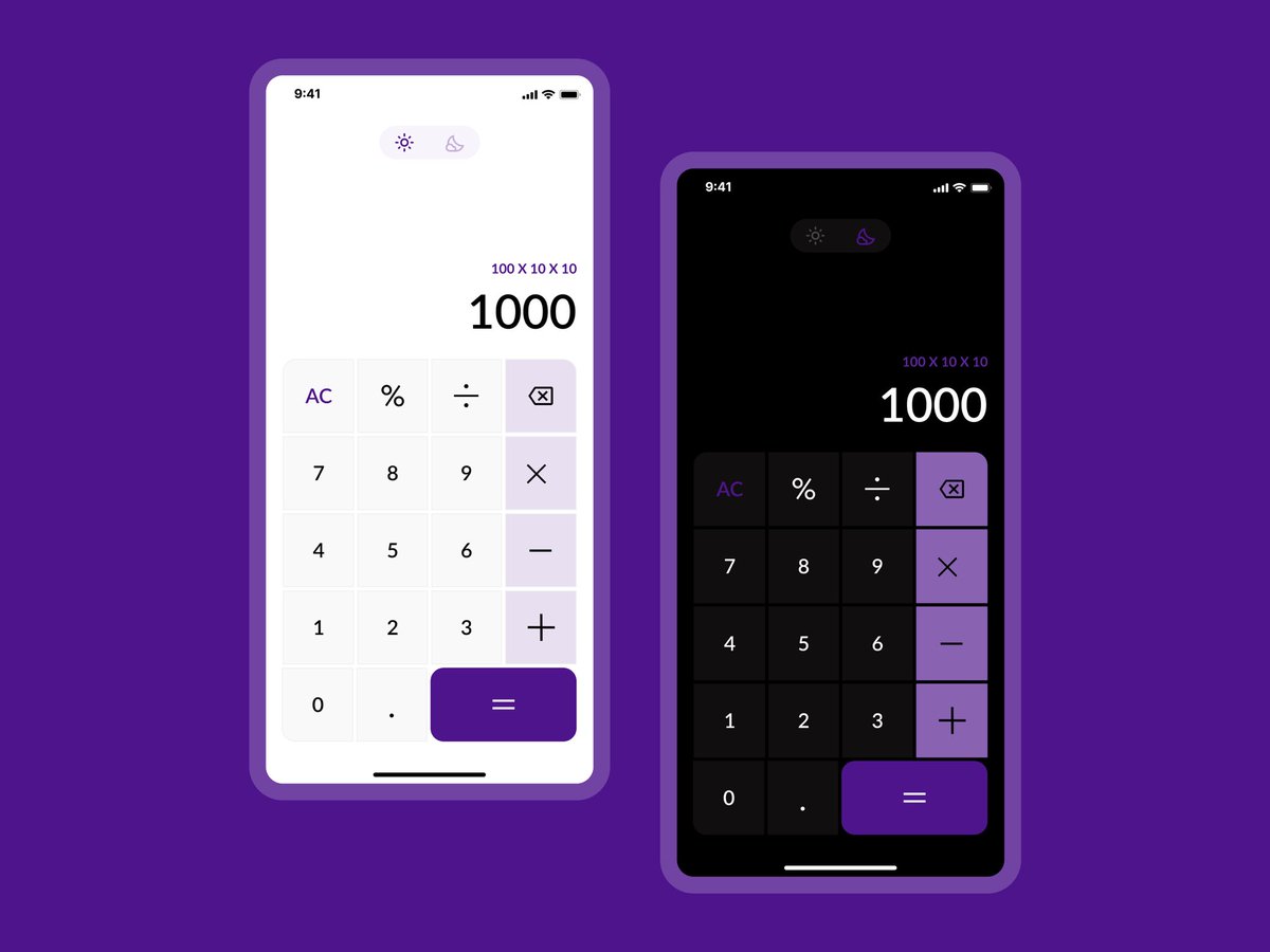 _lheonard's tweet image. Day 4 of 100:  Calculator UI Design 
 
#ui #dailyui #100daysofui #uidesign #uiux