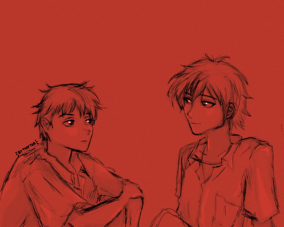 bytinytea's tweet image. their hearts are delicate like glass, yours especially

#neongenesisevangelion #kaworu #shinji #kawoshin #nge #artistontwitter #artph