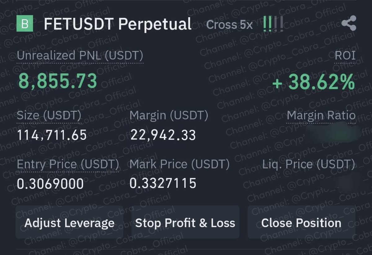 Cryptocalls02's tweet image. #FETUSDT printing begin 🖨️
#BIGTIMEUSDT Printed +25k$ profit in just 4days
#TRBUSDT printed +27k$ profit 
#1000FLOKIUSDT printed 40k$ profit
#premium_signal 
For more signals ⤵️🔗
openinapp.co/mohk7

#FET #BIGTIME #TRB #1000FLOKI $FET