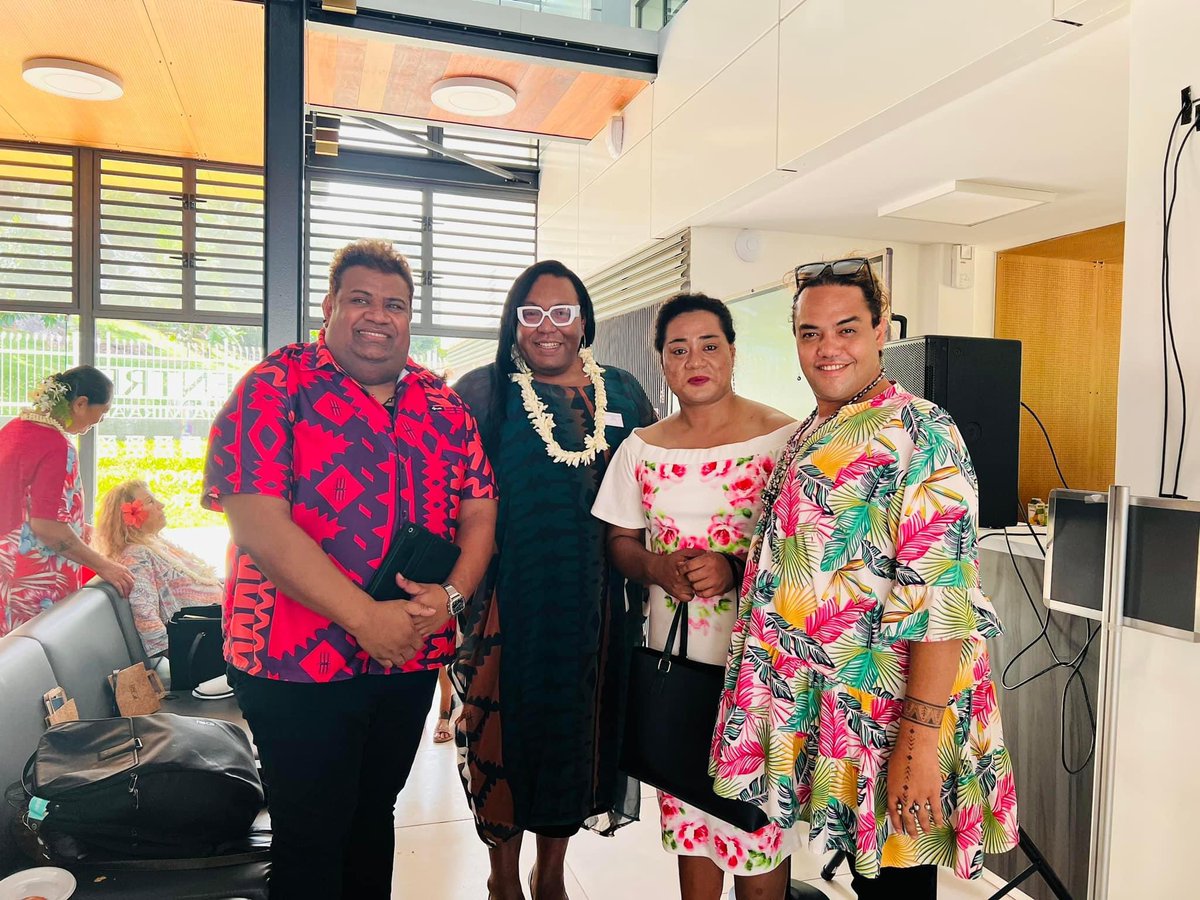 We’re entitled to be loved, and seek happiness, and share that with the people that we care about.” Major Griffin-Gracy L-R: @isikelivulavou (Founder & CEO RPF), @ItsLadyRhonda (Co-Foundress & ED TAAG), Meei Kamkei (President BIMBA), Tao’ahere MAONO (ED Youth Polynesian Union).