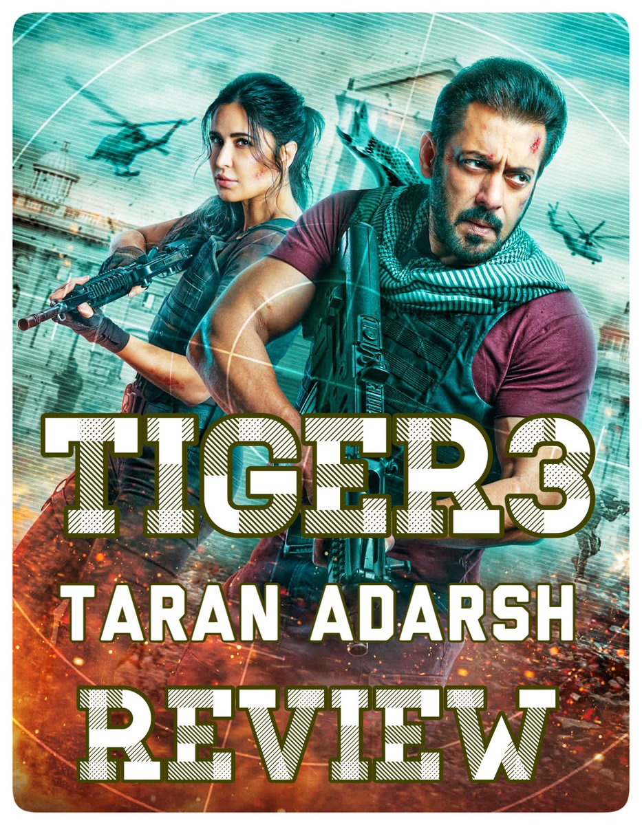 #OneWordReview...
#Tiger3: SMASH-HIT.
Rating: ⭐️⭐️⭐️⭐️
The roar is back… #Tiger3 is the biggest dhamaka you can expect this #Diwali… Excellent second half, solid action pieces, superb cameos and of course, a ferocious #SalmanKhan. #Tiger3Review

2023 marks the comeback of