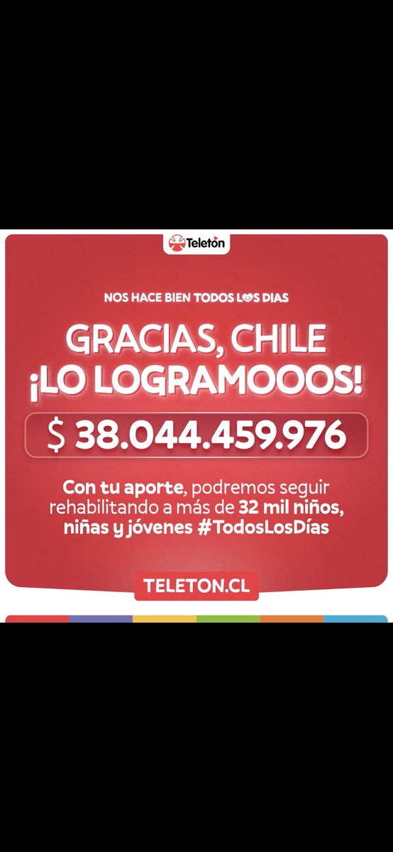 zuckytha's tweet image. #Teleton2023 Aún con toda la 💩 que tiraron no lograron que no se cumpliera la meta!
GRACIAS #DonFrancisco #VamosChilenos