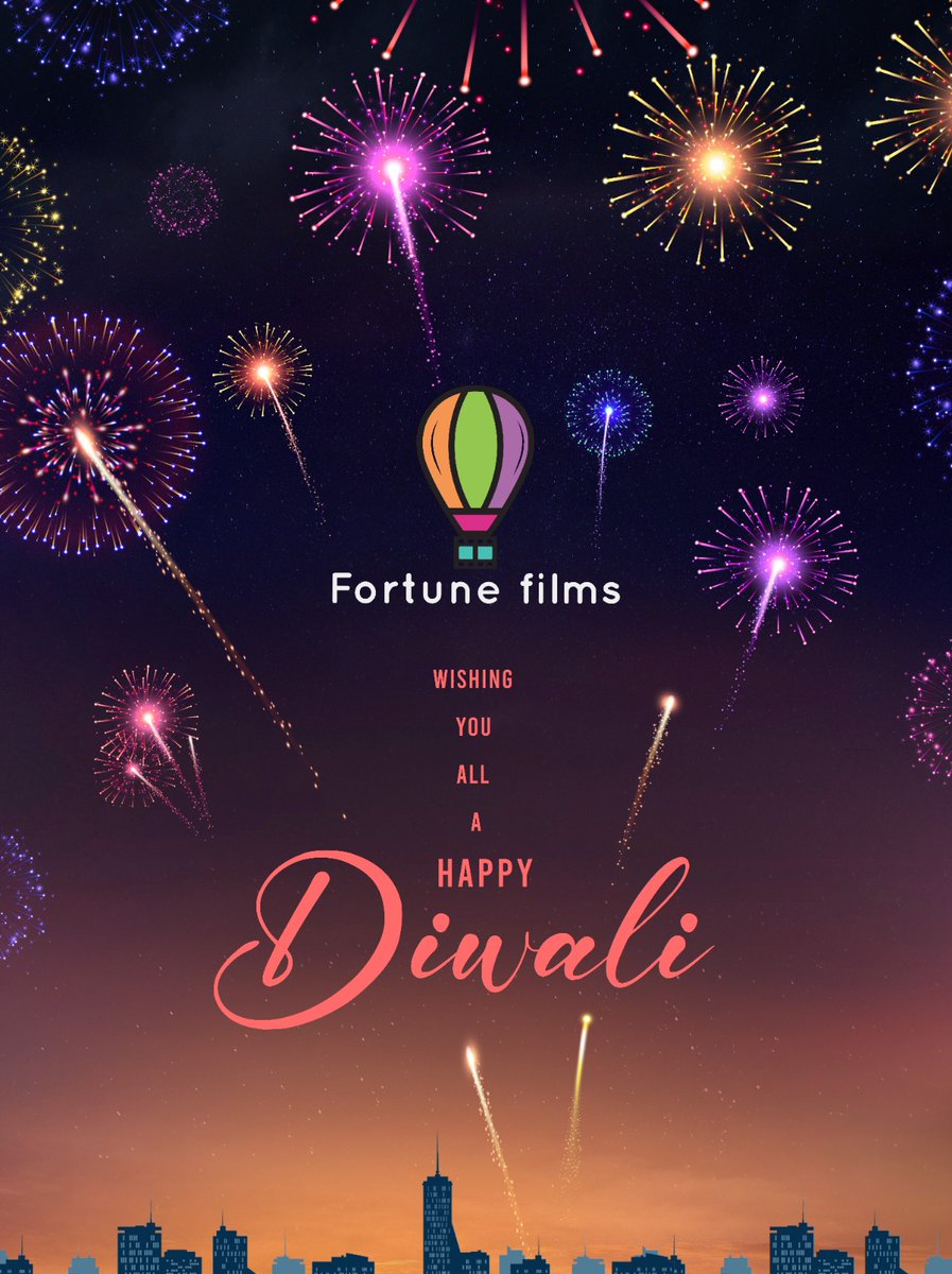 Wishing you a radiant and joy-filled Diwali from all of us at Fortune Films! 🪔✨ 

#HappyDiwali #FestivalOfLights #FortuneFilms 🧨