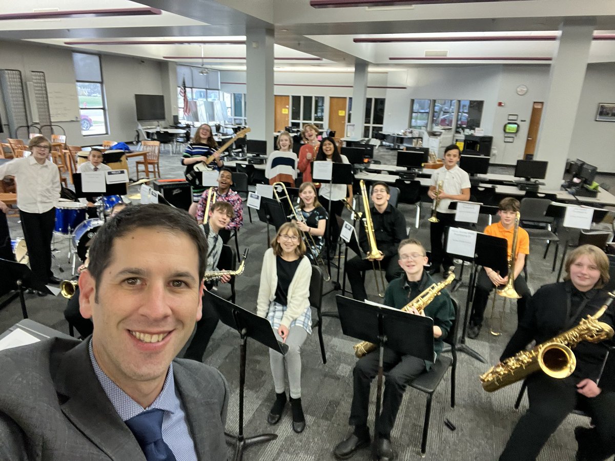 Had an amazing day directing the ILMEA District 8 Junior Jazz Band! They were such great kids and worked super hard all day! We had a blast, and they KILLED it at their performance this afternoon. Thanks to Ken and Marybeth for the invite! 

What a great day for music education!