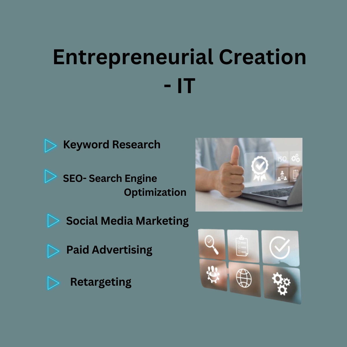 "The creation of entrepreneurship for a brighter future is our main objective."

Social Media Marketing, Keyword Research, SEO- Search Engine Optimization, Paid Advertising, Retargeting.

#hashtag #TelecomErahashtag #SocialMediaManagement #BrandElevationhashtag