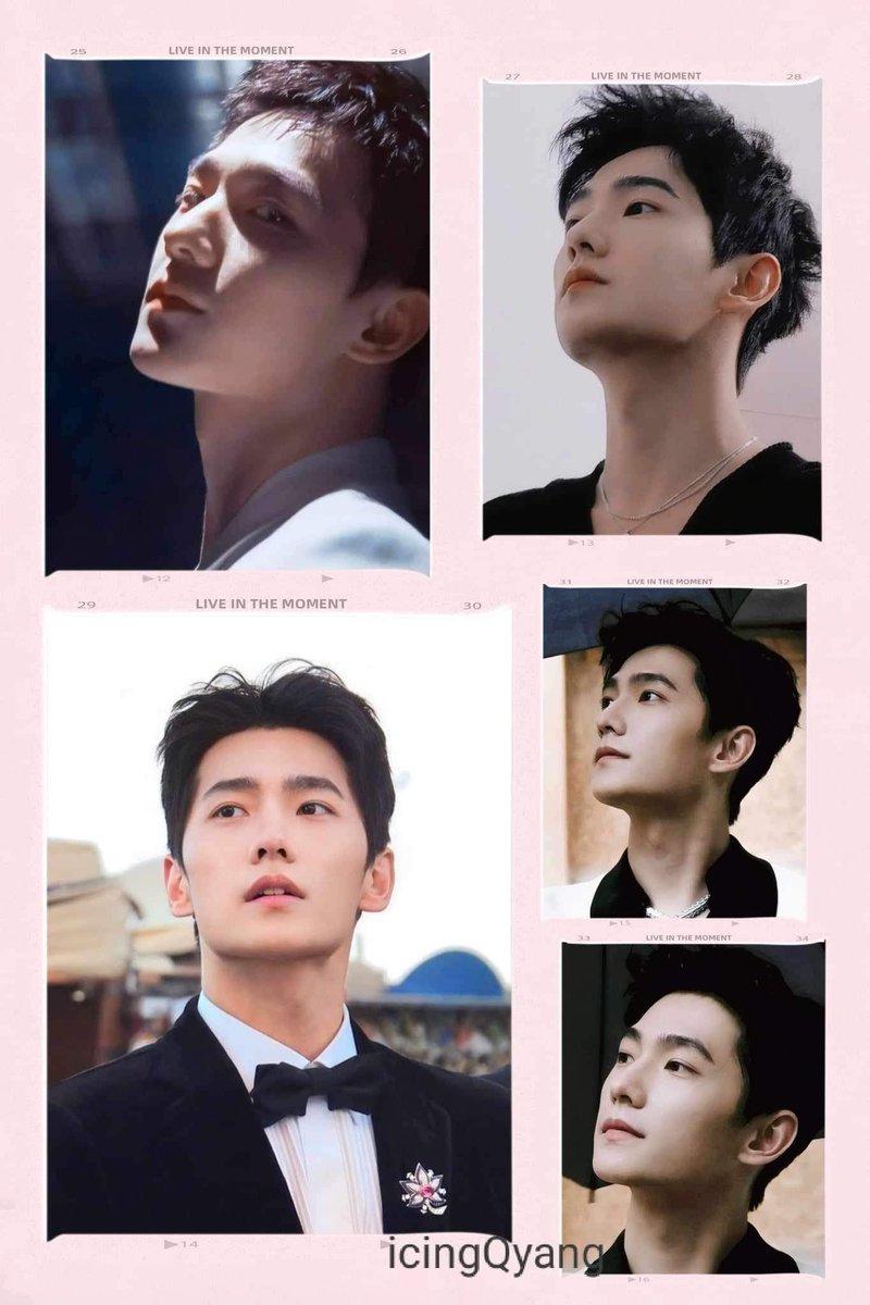 The angle is just about right and the #photocapture is sheer #gorgeousness 
#YangYang杨洋 looks up gracefully showing his  heartthrob neck!!! #dreamworthy #myfetish