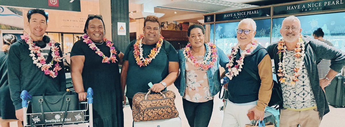 Oceania representatives arrive in Papeete, Tahiti ahead of Roundtable meetings with their Vice President, in true Pacific talanoa style. The team will join our colleagues and hosts from Cousins Cousines de Tahiti in spearheading much needed discussions on PIDSOGIESC+.