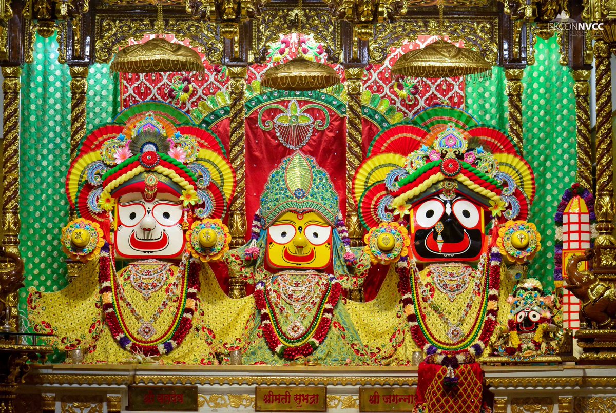 ISKCONPune's tweet photo. 🗓12-11-2023🙏🌷Today's Darshan🌷
🌷Sri Sri Jagannath Baldev Subhadra🌷
🚩@ISKCONNVCCPune🚩
.
.
#Happydiwali #Diwali #Deepavali #deepavali2023🪔
#happydiwali2023 #diwali2023🪔
#ISKCONNVCC #ISKCONPune #ISKCON
#ISKCONNVCCPune #PUNE #DailyDarshan
#Saturday #12thnovember https://t.co/cwmjEiha7w