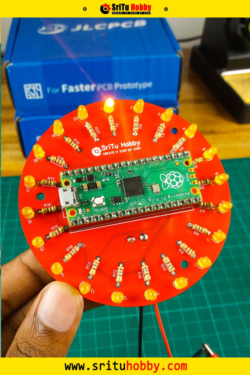 sritu_hobby's tweet image. Raspberry pi pico led ring pcb
👉More tutorials and projects on srituhobby.com
Our Shop👉 srituhobby.com/shop
YouTube 👉youtube.com/c/SriTuTech_Sr…
Android App 👉play.google.com/store/apps/det…
#Raspberrypi #Raspberry_Pi_Pico #SriTu_Hobby_App #SriTu_Hobby_Shop #Jlcpcb