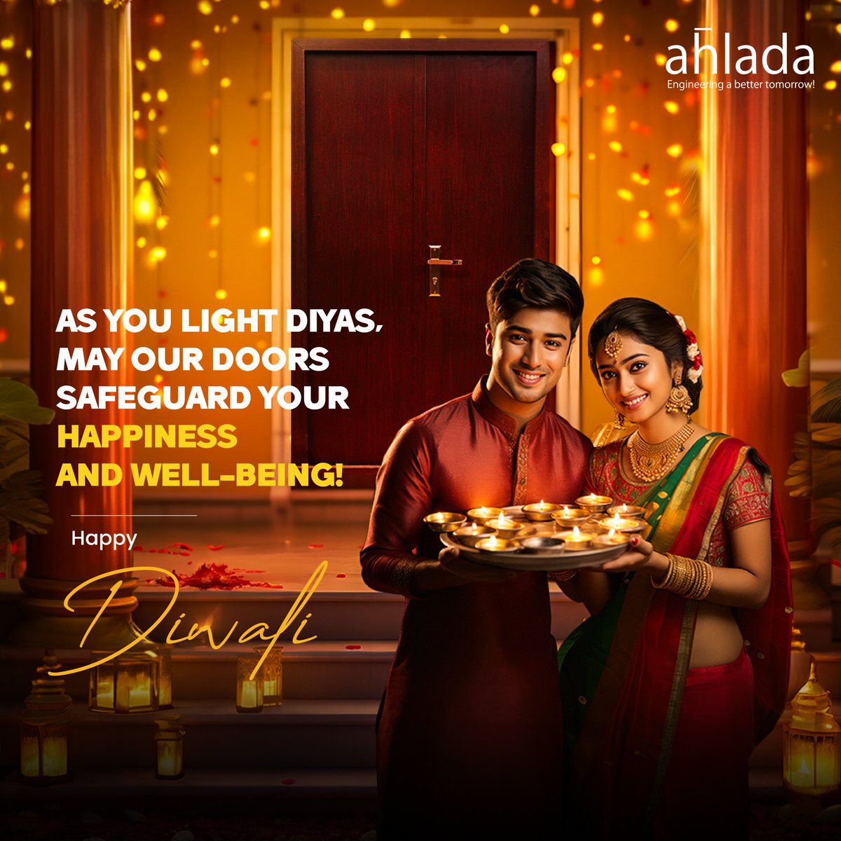ahladaDigi48423's tweet photo. #AhladaEngineers wishes you all a radiant #Diwali filled with the warmth of lights and the joy of togetherness! 

May this Festival of Lights illuminate your life with positivity and triumph over darkness.

#HappyDiwali #Diwali2023 #FestivalOfLights #Prosperity #Togetherness https://t.co/aOlz43Iq4o