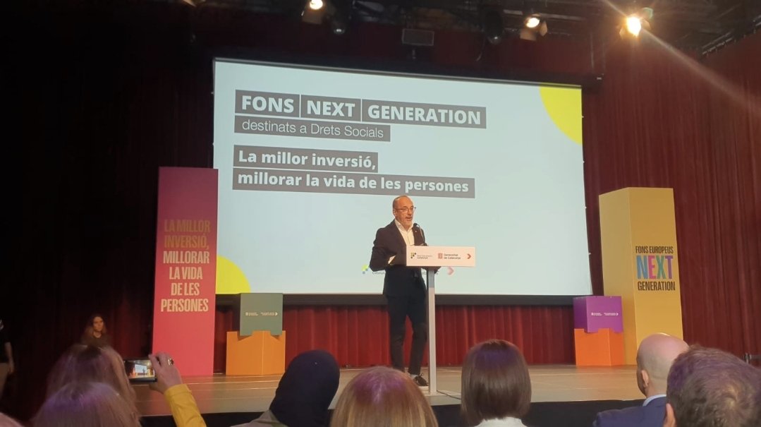 Presentació projectes #nextgeneration de <a href="/dsocialscat/">Drets Socials i Inclusió</a>, un d'ells de <a href="/AutismeMC/">Fundació Autisme Mas Casadevall</a>. On millorem infraestructura, ampliem capacitat registre centre de dia i instal-larem plaques fotovoltaiques per l'autoconsum. <a href="/carlescampuzano/">carles campuzano</a> <a href="/FedCatAutisme/">Federació Catalana d’Autisme</a> Ajuntament Serinyà <a href="/DiputacioGirona/">Diputació de Girona</a>