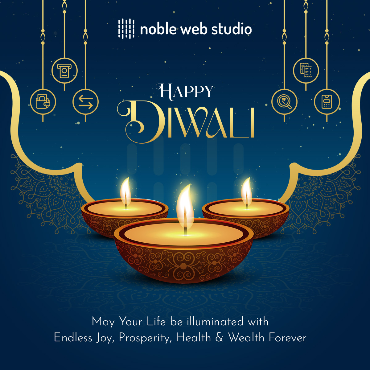 Noblewebstudio's tweet photo. Team noble web studio wishes you and your family a prosperous and joyous Diwali.

#HappyDiwali #noblewebstudio #noblesoftware https://t.co/68xzUusykv