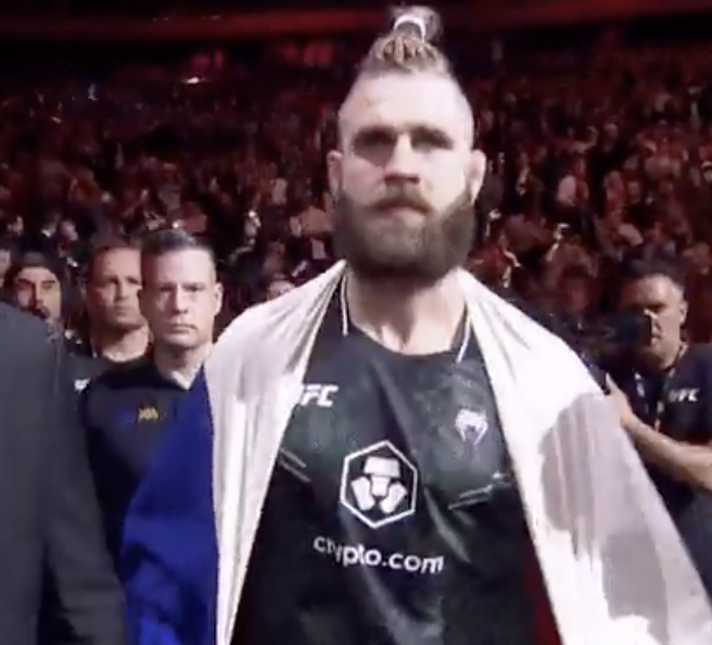 BloodyElbow's tweet photo. "In the end, I think it was right. I was out." 

 Jiří Procházka on the stoppage against Alex Pereira #UFC295 https://t.co/2B60Kygajs