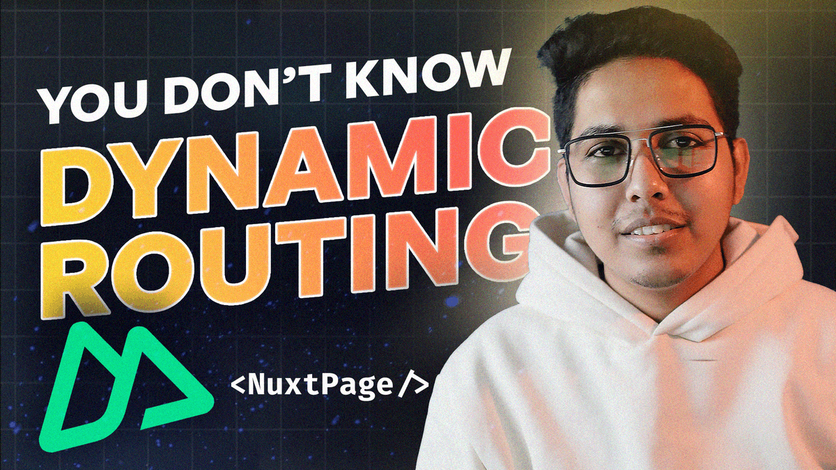 JahidDev's tweet image. Will be posted in t-9 hours. #nuxt #dynamicrouting