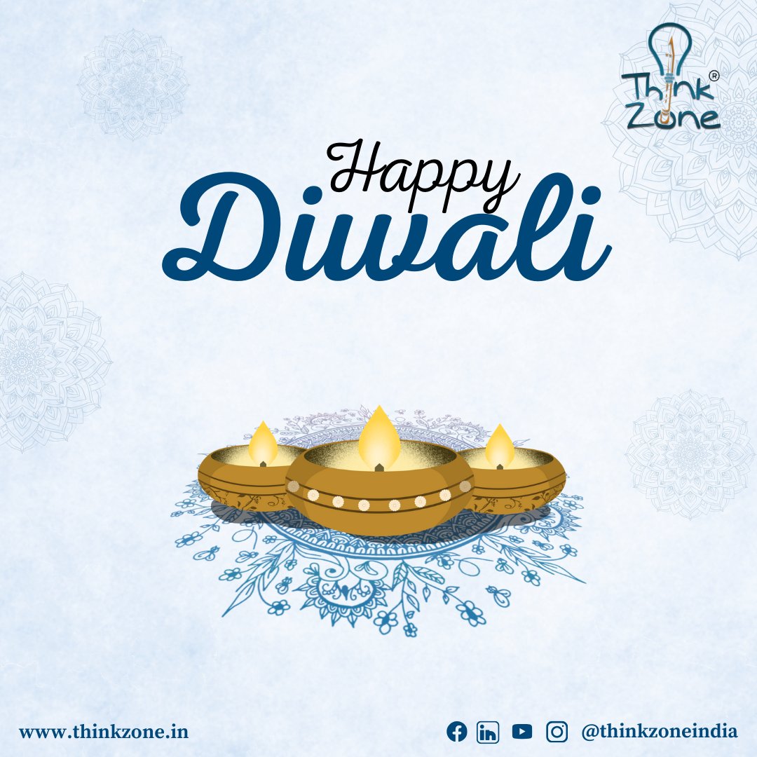 Team #ThinkZone extends warm wishes to everyone on this joyous occasion of Diwali! 🪔 May this Diwali not only fill your lives with the radiance of a thousand diyas but also inspire us to ignite a brighter future through quality education for every child. ✨ #diwali2023 #diwali
