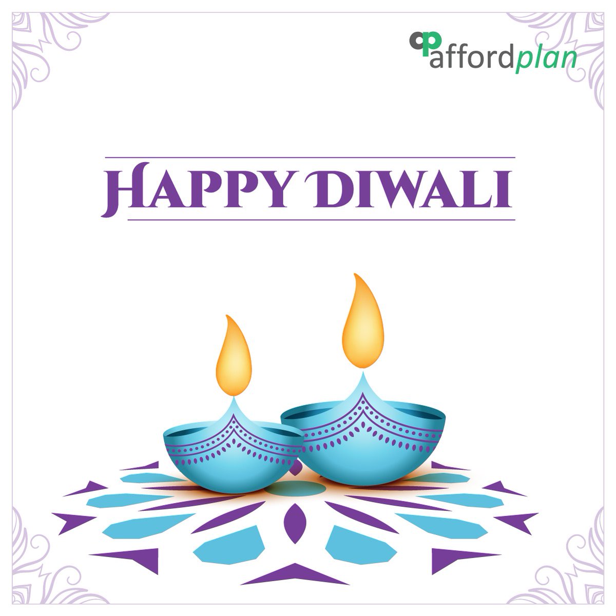 Happy Diwali from #AffordPlan! Embrace the brilliance of this festive season while making your health a priority. Let the glow of Diwali inspire smart and healthy choices. Plan ahead with AffordPlan for healthcare savings and a prosperous tomorrow. 
 #HappyDiwali