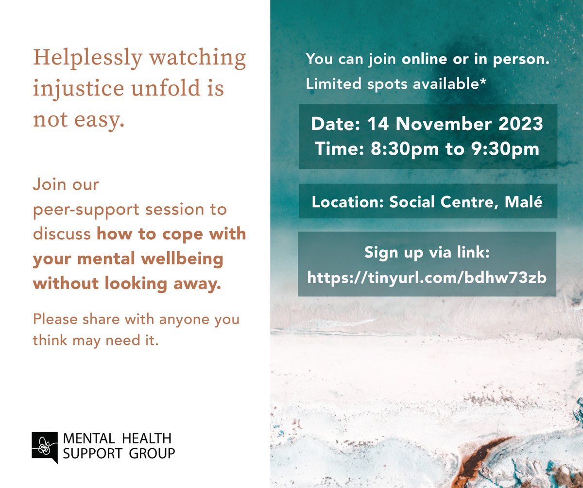 Mental Health Support Group MV tweet media