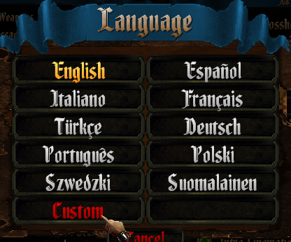 ArthurianDev's tweet photo. I Moo'd out my game to make sure all text was being loaded from a text file, so now it is possible to change the text to whatever anyone wants, also will be adding more languages.

Oh and I finally rewrote the save function, sorry it took so long. Just final testing now. https://t.co/CWkLbFO8aF