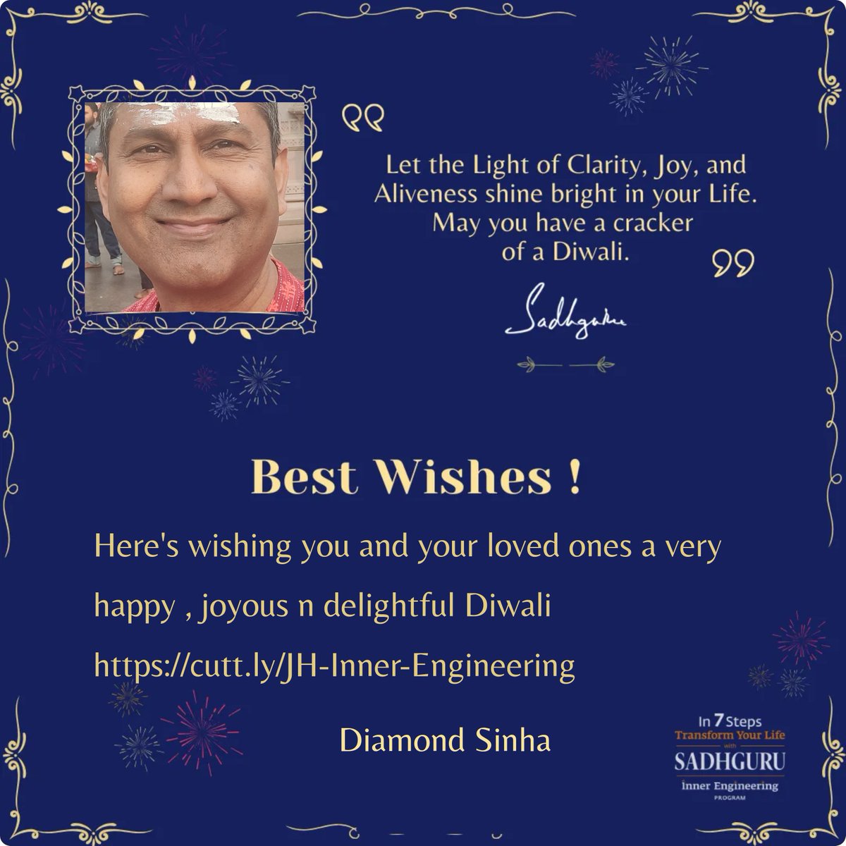 Lets lit the innerself on this Diwali🎊🎉🌟💫✨