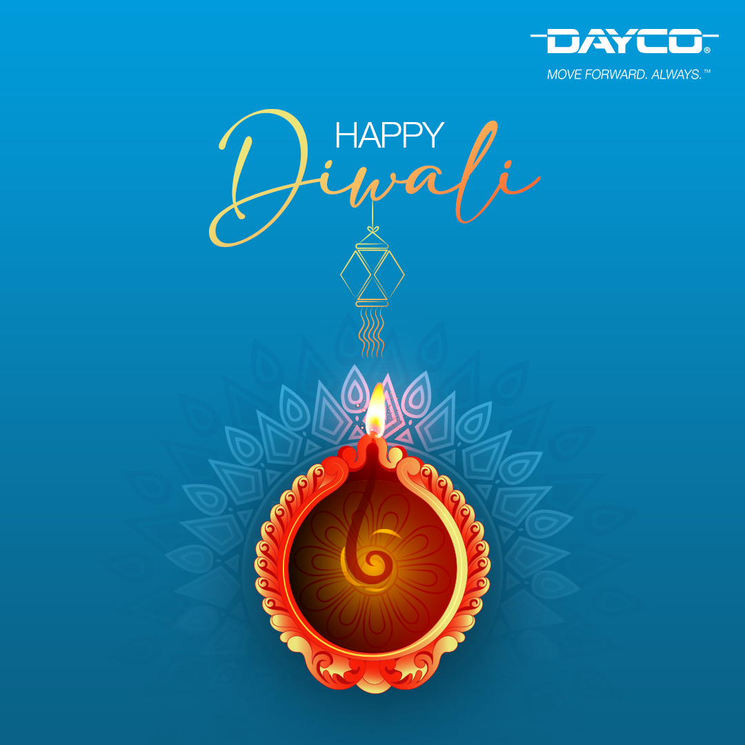 This Diwali, move forward and celebrate joy, peace, and prosperity. Wish you a very happy and green Diwali.

#Dayco #MoveForwardAlways #WeDeliver #HappyDiwali #India #festival