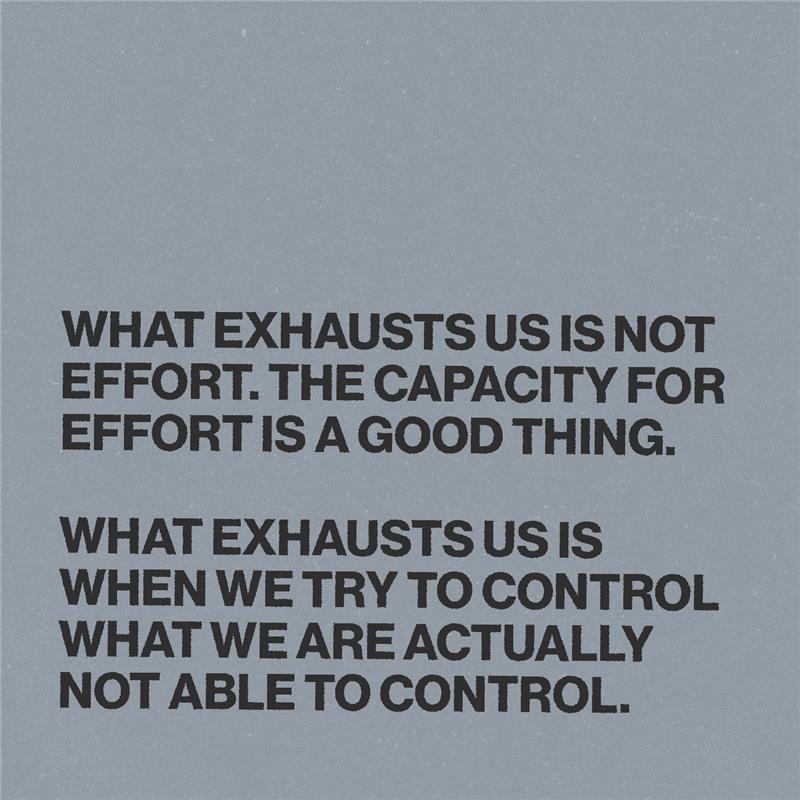 🤝The illusion of control can keep us from having a heart of gratitude which in turn can keep us from loving without condition, working without a need for recognition and serving without expecting anything in return. #sunday #sundayquotes #christianquotes #christian #hope