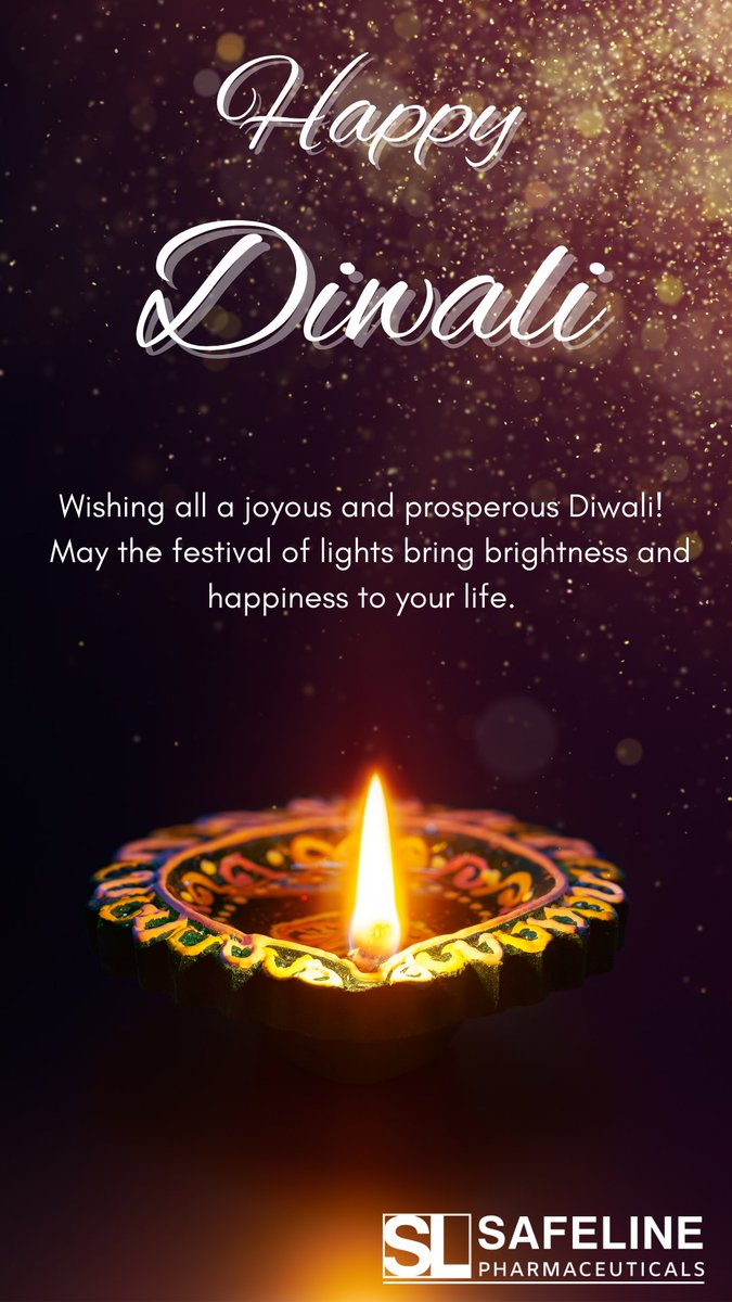 SafelinePharma's tweet photo. Happy Diwali to all celebrating the festival of lights.
#diwali #november #light #festivaloflight https://t.co/z2nGORBXas