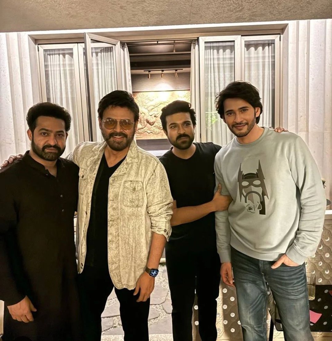 Pic ❤️‍🔥🥵 

@urstrulyMahesh @VenkyMama @tarak9999 #RamCharan 
#MaheshBabu𓃵 #jnntr