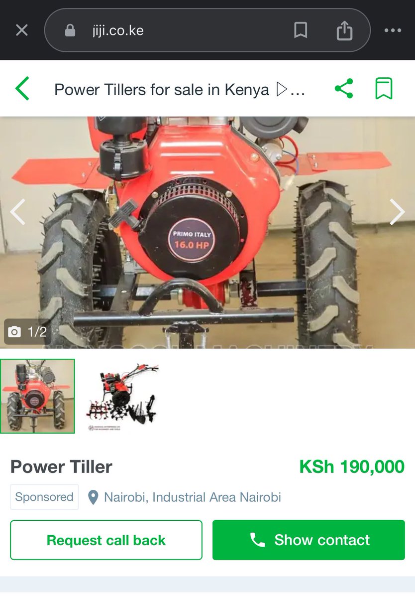 @FarmingAdv 👆the cost is prohibitive available in Kenya. Industrial Area Nairobi