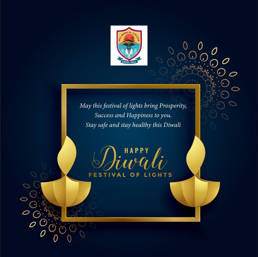 Wishing you all a Diwali filled with light, joy, and prosperity. May this festival of lights bring happiness to your homes. Here's to a safe and healthy Diwali!