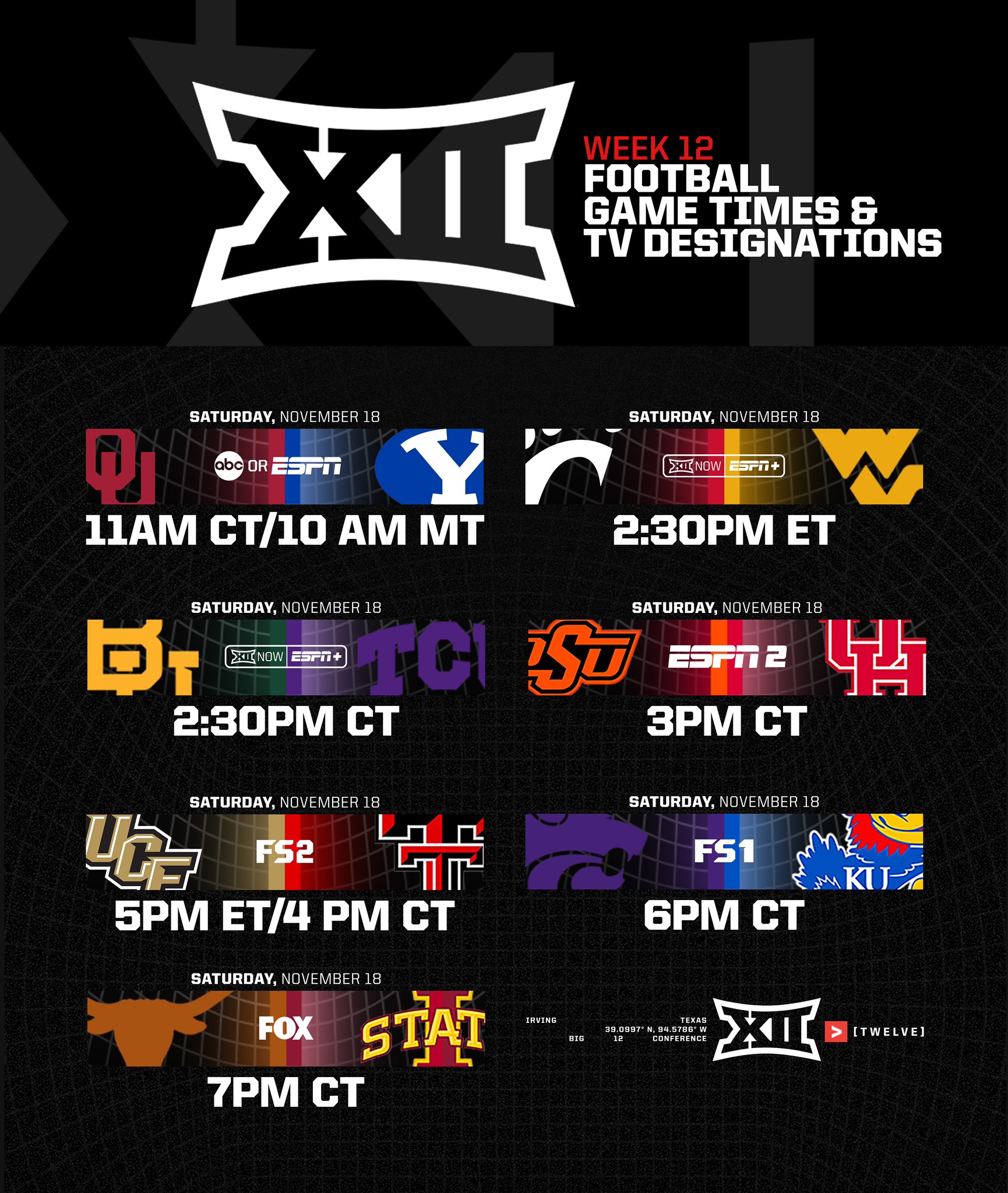 Football - Big 12 Conference