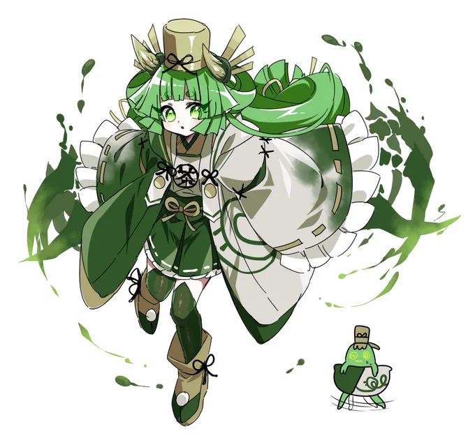 ヤバ粗茶茶摘姫(チャツミヒメ)  鬼っ娘