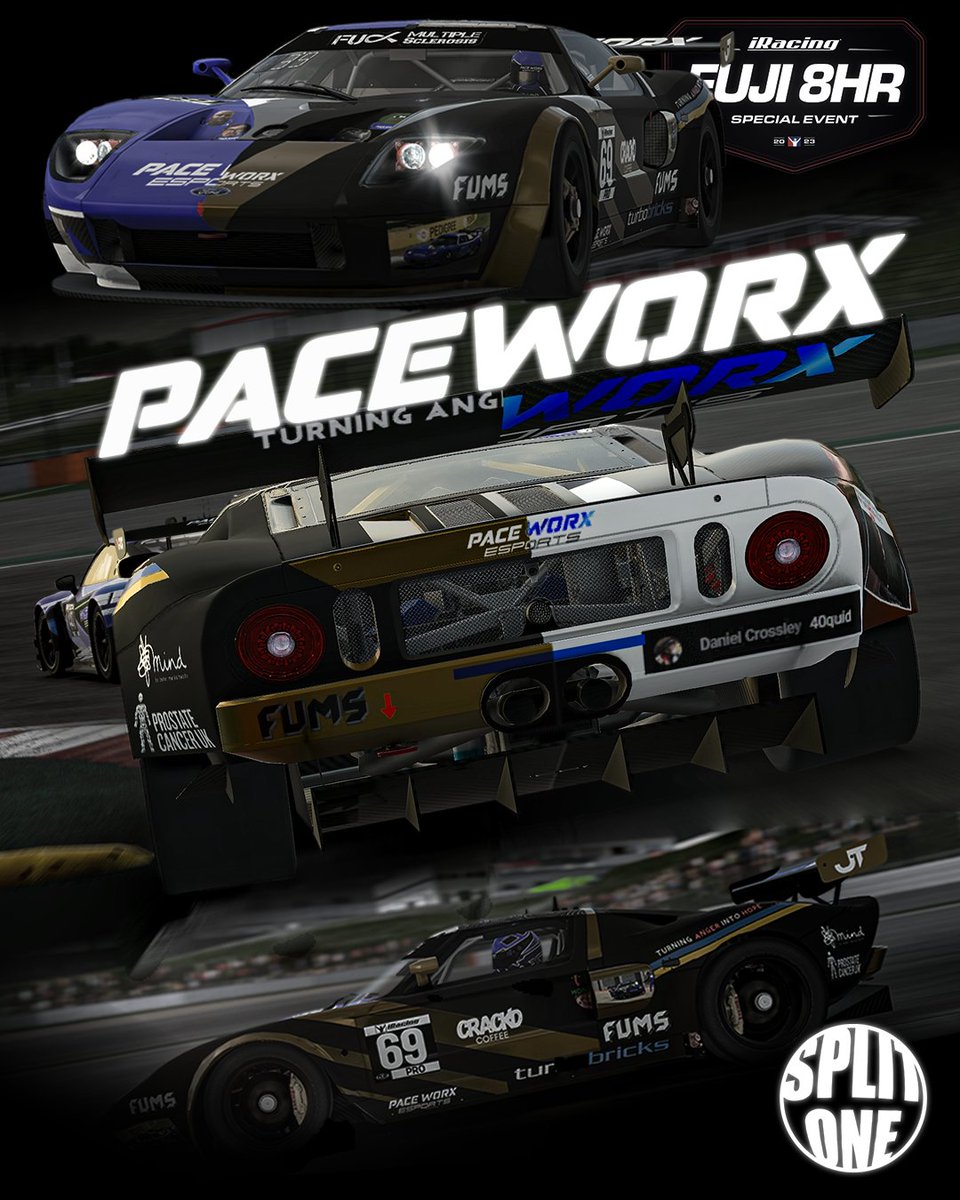 🟢Results from the @iracing Fuji 8HR.
Really great race all the teams had some trouble but still pushed to finish strong! 💪🏁

CAR 447   -  P38  Top Split
CAR 69     -  P39  Top Split
CAR 448  -  P12   4th Split
CAR 449  -  P25  4th Split

#iracing #esports #paceworx
