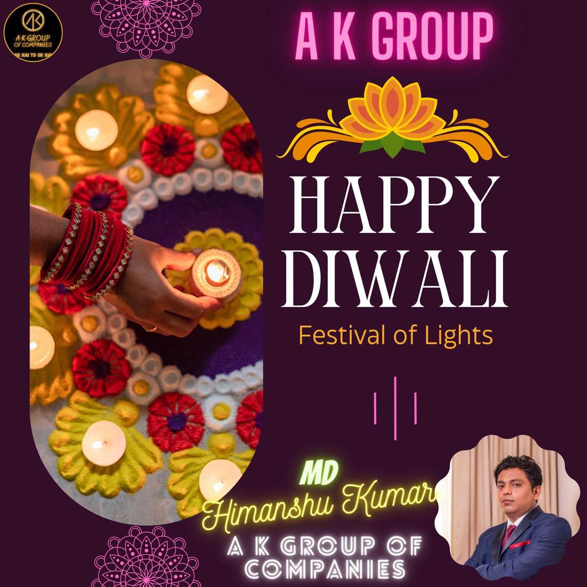 LeensMusic's tweet photo. जगमग-जगमग आई दिवाली 
खुशियां ढेरों लाई दिवाली 
घर आंगन में खुशियां महके 
प्यार, स्नेह की रंगोली छाई 
दीप पर्व की हार्दिक बधाई और मंगलकामना https://t.co/gN5OYsTPCG