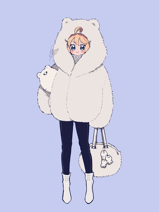 「1girl polar bear」 illustration images(Latest)
