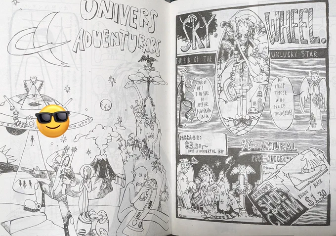 うちの姉が保存してた太古の高校の部誌に書いた絵が出てきた  マジで当時は下手なのに周りが見えてなかったし浮いてたし思い返すのも恥ずかしいけど、でもけっこういい絵書くじゃんコイツ…🤔ってなった