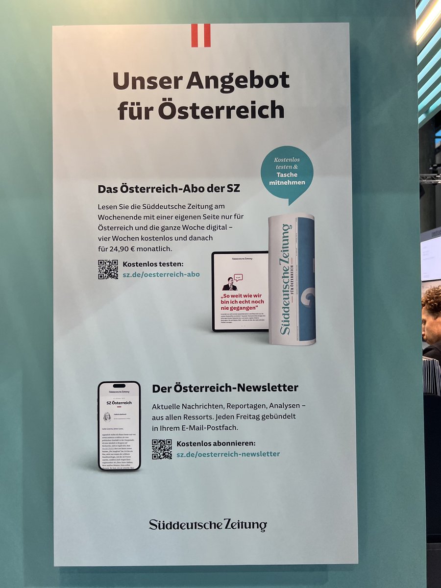 A. Föderl-Schmid (@foederlschmid) on Twitter photo Heute um 16h bei der #Buchwien: Diskussion mit <a href="/CathrinKahlweit/">Cathrin Kahlweit</a> <a href="/JulyaRabinowich/">@JulyaRabinowich</a> <a href="/WernerReisinger/">Werner Reisinger</a> <a href="/VinzentLeitgeb/">Vinzent-Vitus Leitgeb</a> Und jede Menge Infos am Stand der <a href="/SZ/">Süddeutsche Zeitung</a> Heute um 16h bei der #Buchwien: Diskussion mit <a href="/CathrinKahlweit/">Cathrin Kahlweit</a> <a href="/JulyaRabinowich/">@JulyaRabinowich</a> <a href="/WernerReisinger/">Werner Reisinger</a> <a href="/VinzentLeitgeb/">Vinzent-Vitus Leitgeb</a> Und jede Menge Infos am Stand der <a href="/SZ/">Süddeutsche Zeitung</a>
