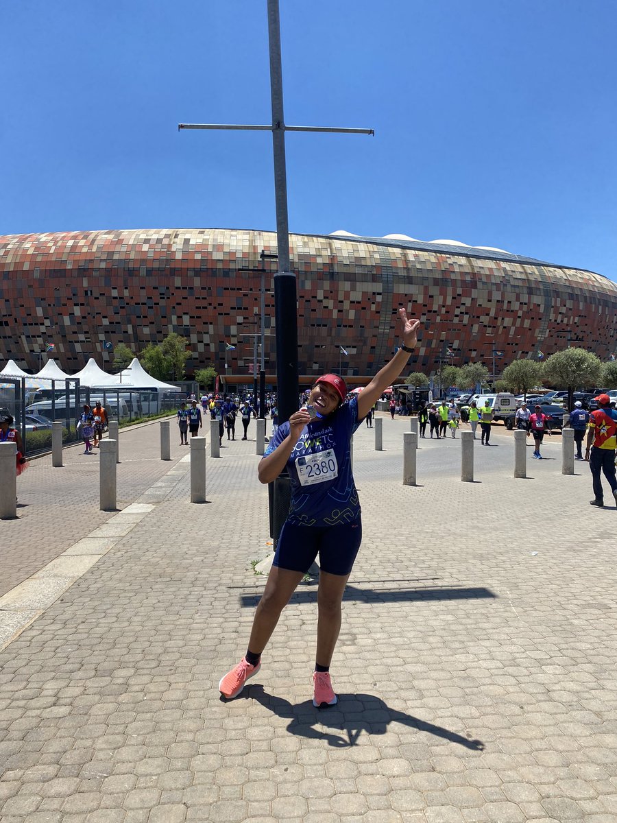 SarahMathega's tweet image. In the pursuit of holistic well-being,I embarked on a unique journey to nourish both my body and mind. For me, the decision to run a marathon for the first time was not just a physical endeavour but a profound commitment to enhancing my mental health.