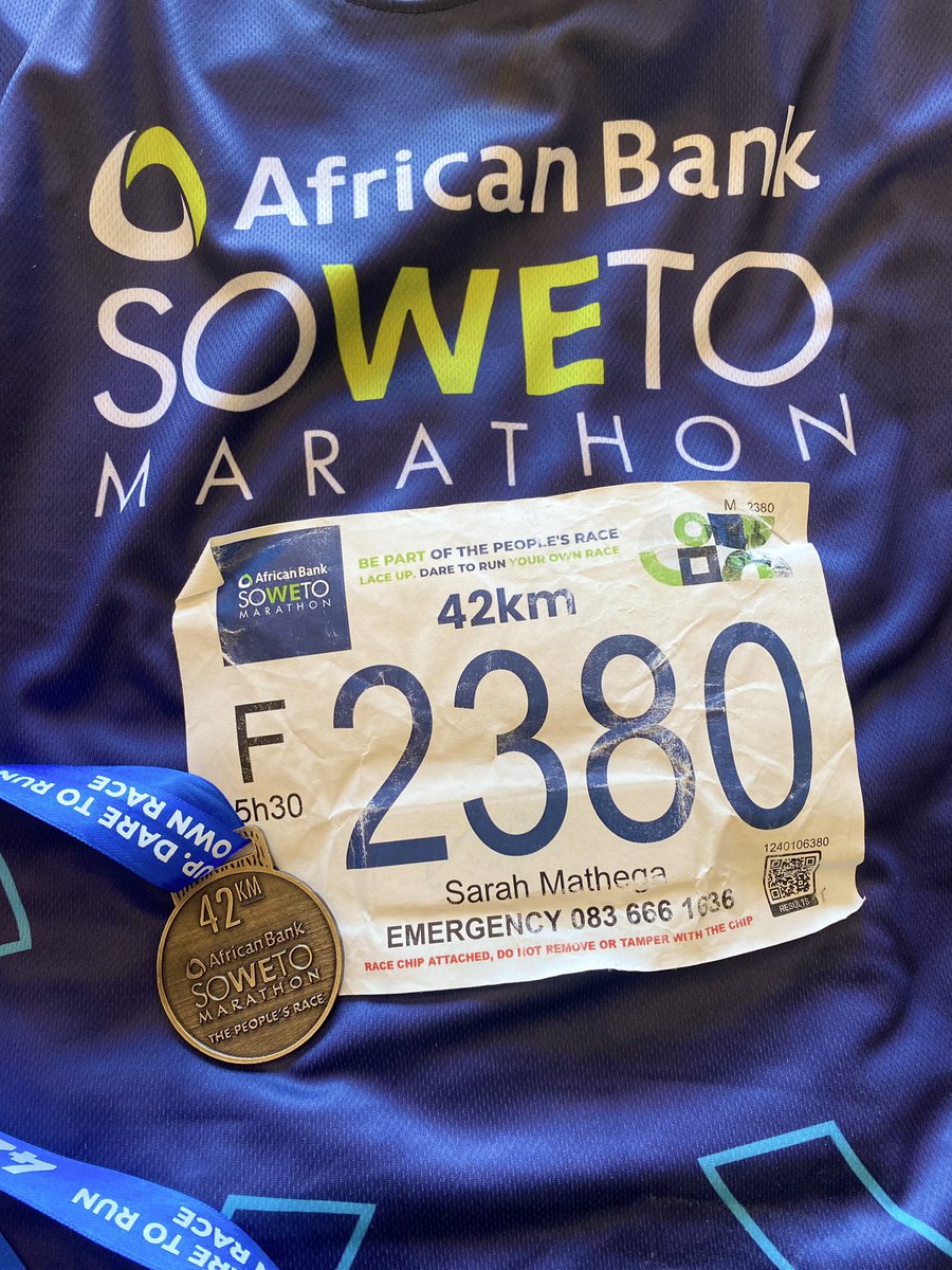 SarahMathega's tweet image. In the pursuit of holistic well-being,I embarked on a unique journey to nourish both my body and mind. For me, the decision to run a marathon for the first time was not just a physical endeavour but a profound commitment to enhancing my mental health.