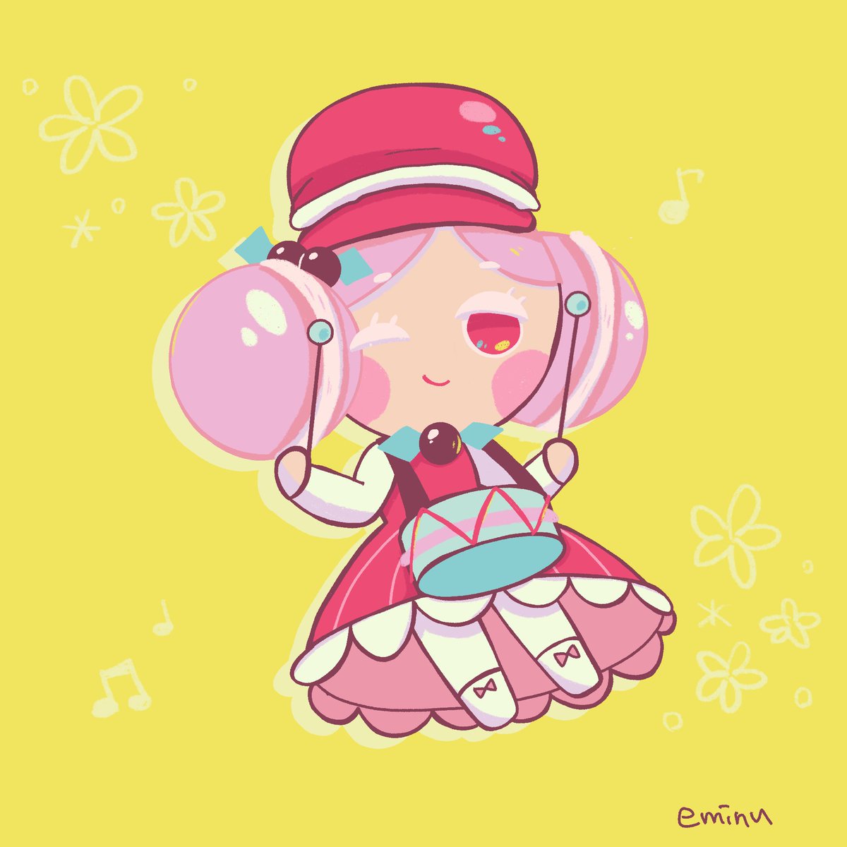 マカロンちゃん！🥁　　#クッキーランワンドロ