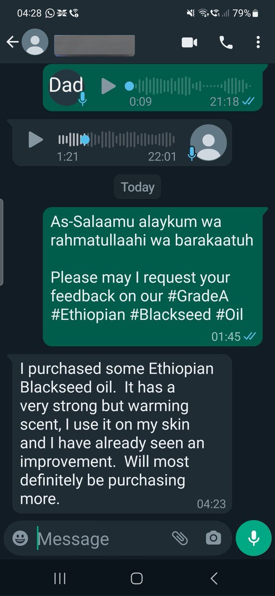 SimplyBlackseed's tweet photo. Feedback on our #GradeA #Ethiopian #Blackseed #Oil 🍶 https://t.co/neZuW97j6X